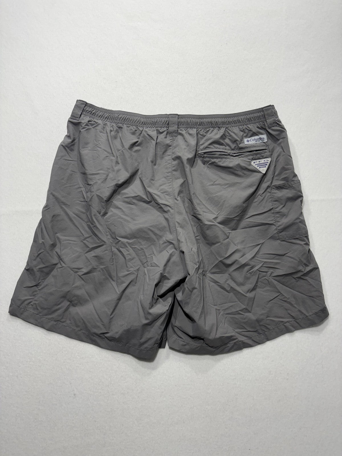 Columbia PFG Omni-Shade Swim Shorts Mens Big 1X Gray Fishing Quick Dry Lined