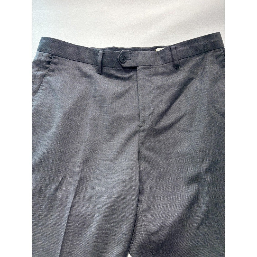 Banana Republic Dress Pants Mens 35x31 Gray Tailored Slim Fit Office Work