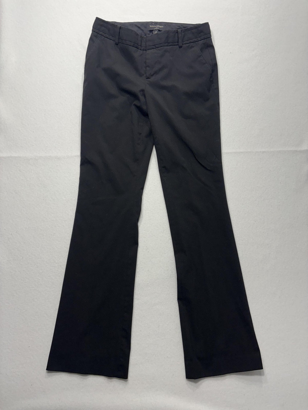 Banana Republic Dress Pants Womens 2R Black Martin Fit Classic Twill Work Career