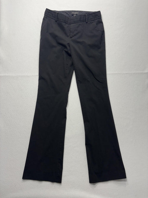 Banana Republic Dress Pants Womens 2R Black Martin Fit Classic Twill Work Career