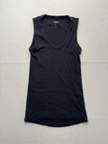 Abercrombie & Fitch Tank Womens Small Black Ribbed Knit Scoop Neck Maternity