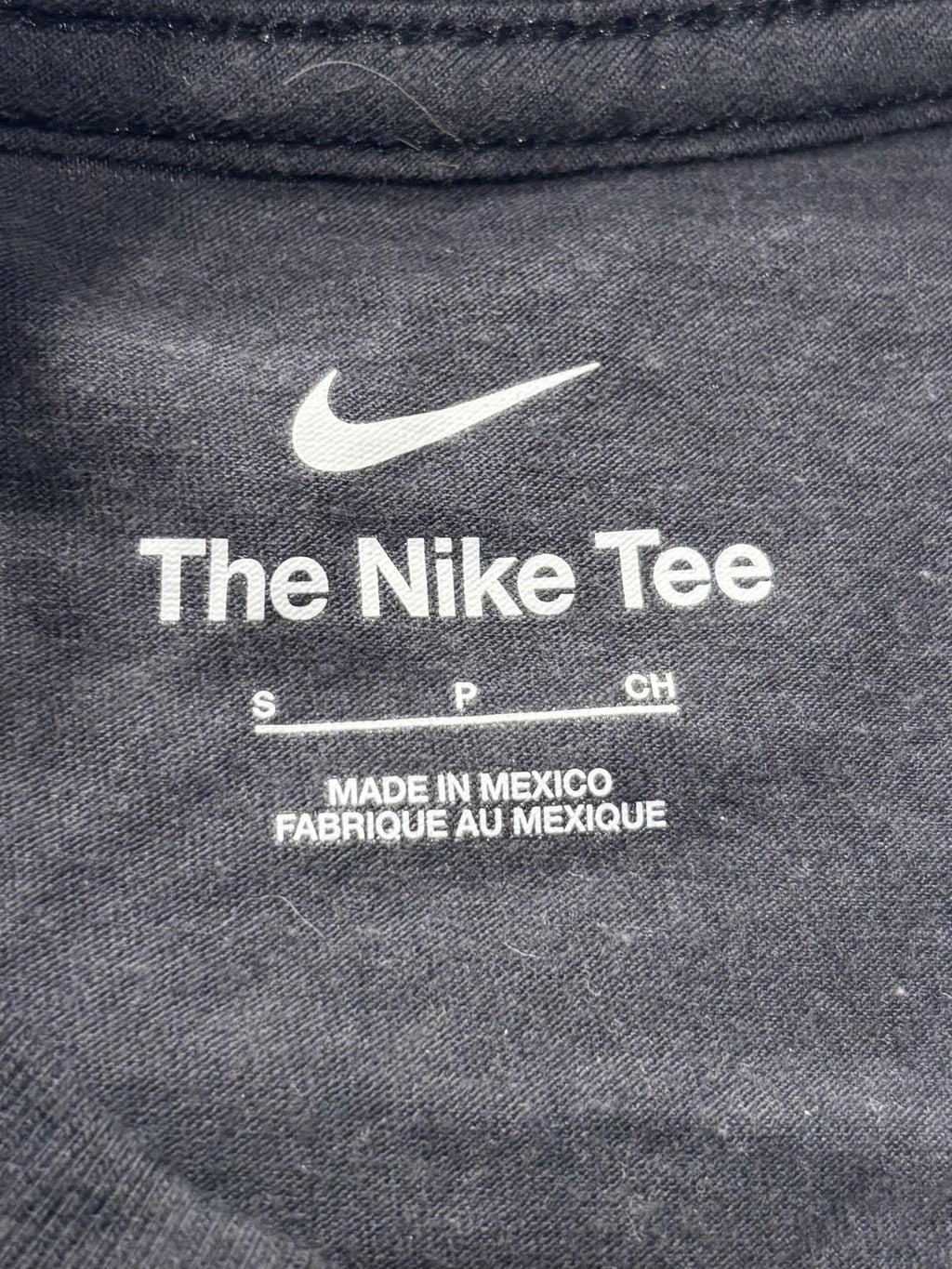 Nike Shirt Mens Small Gray BSBL Baseball Graphic Tee Short Sleeve Swoosh Logo