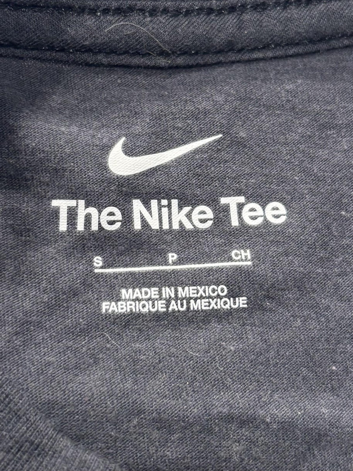 Nike Shirt Mens Small Gray BSBL Baseball Graphic Tee Short Sleeve Swoosh Logo