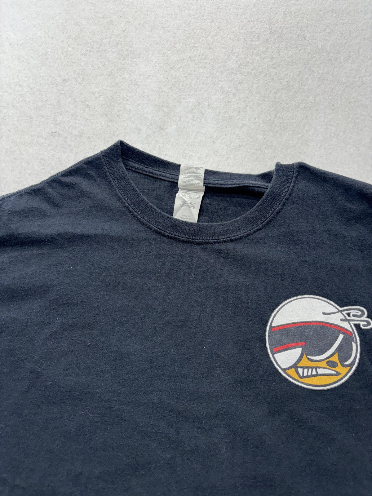 Gildan Mens XL Black Dodge Scat Pack Club Logo Graphic Tee Muscle Car Mopar