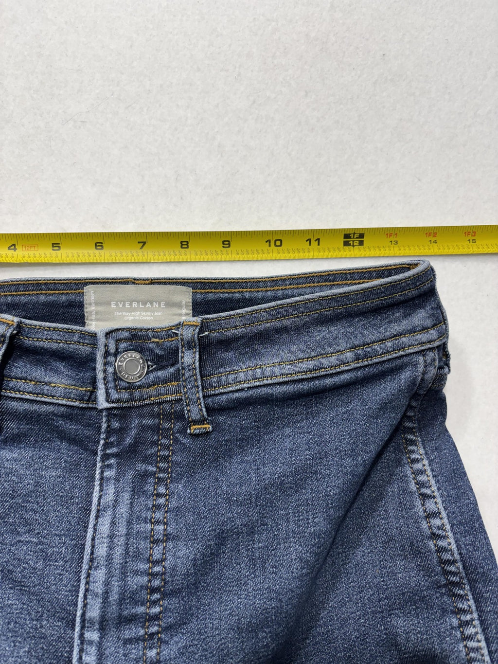 Everlane Way High Skinny Jeans Womens 28 Blue Medium Wash Stretch 28x28.5