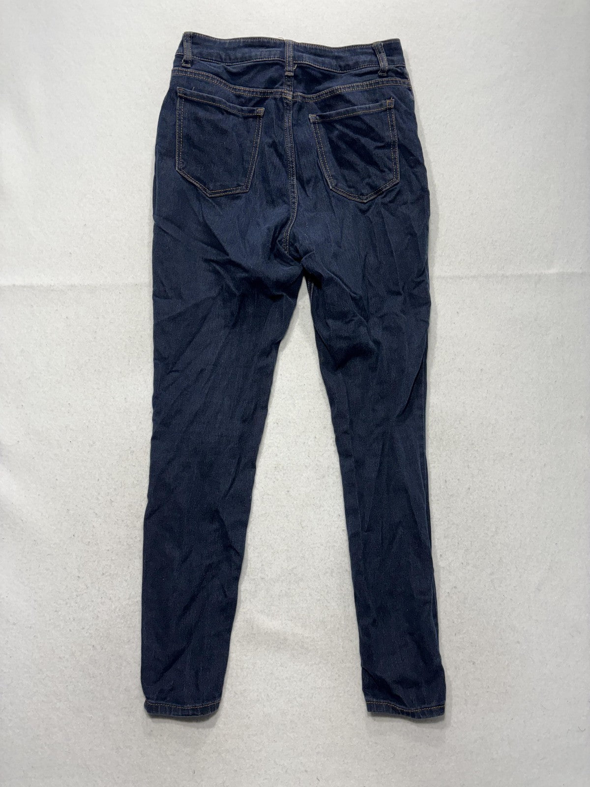 No Boundaries Jeans Juniors 7 Blue Dark Wash High Rise Skinny Stretch Denim