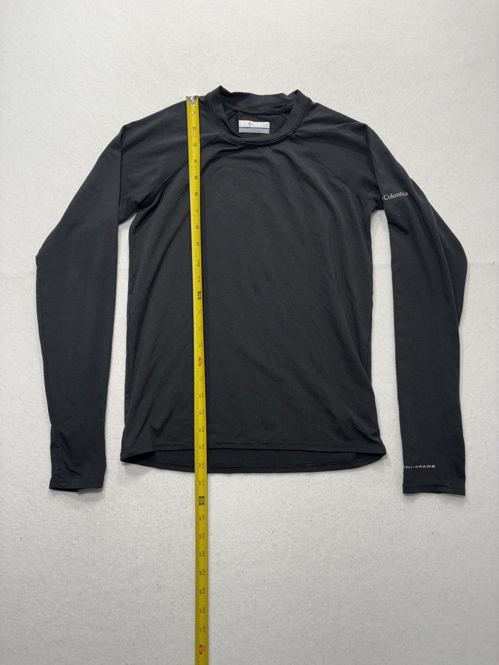 Columbia Shirt Youth Large 14/16 Black Omni-Shade Long Sleeve Sun Protection