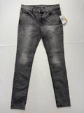 MICHAEL Michael Kors Jeans Womens 6 Charcoal Mid Rise Skinny Lace 30x29.5