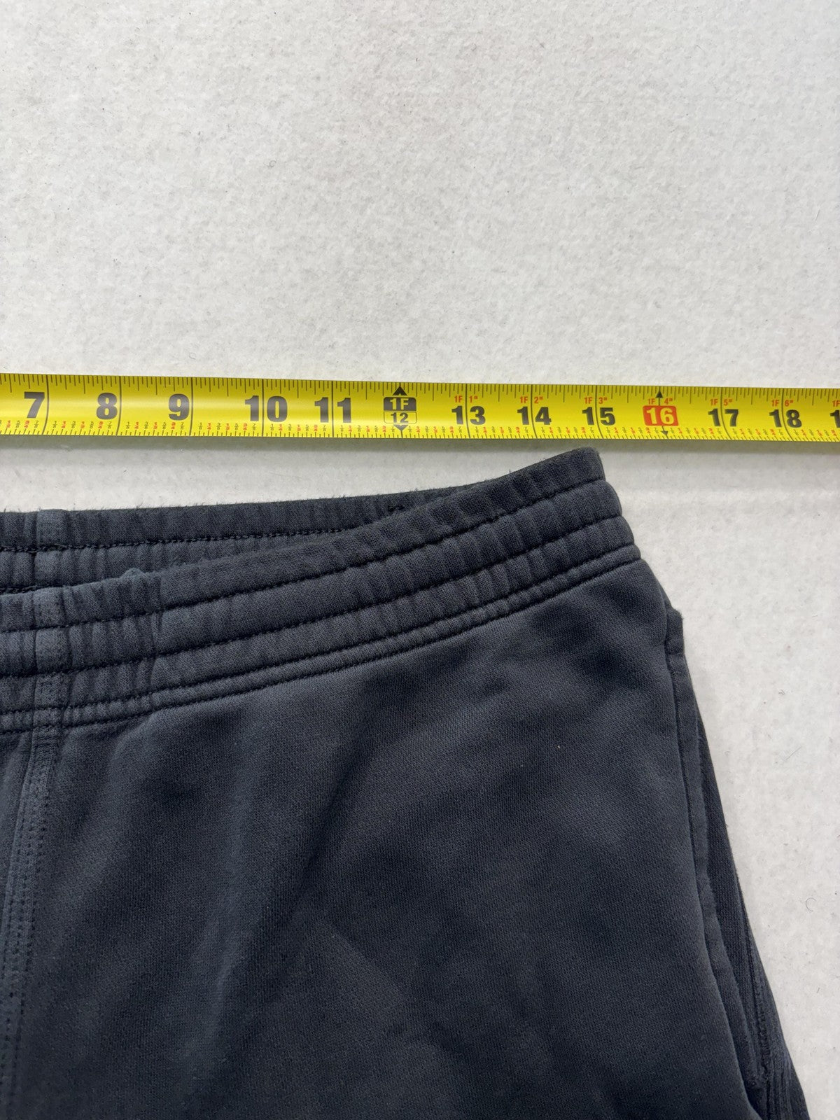 Nike Jogger Pants Mens Large Gray Fleece Elastic Waist Tapered Athletic Pockets
