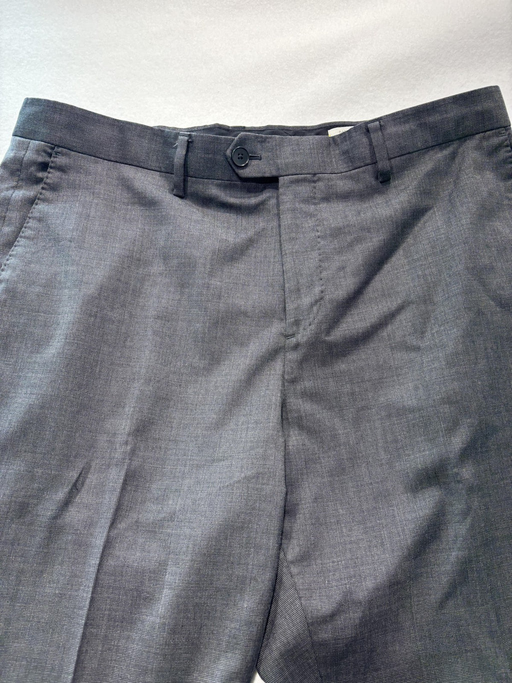 Banana Republic Dress Pants Mens 35x31 Gray Tailored Slim Fit Office Work