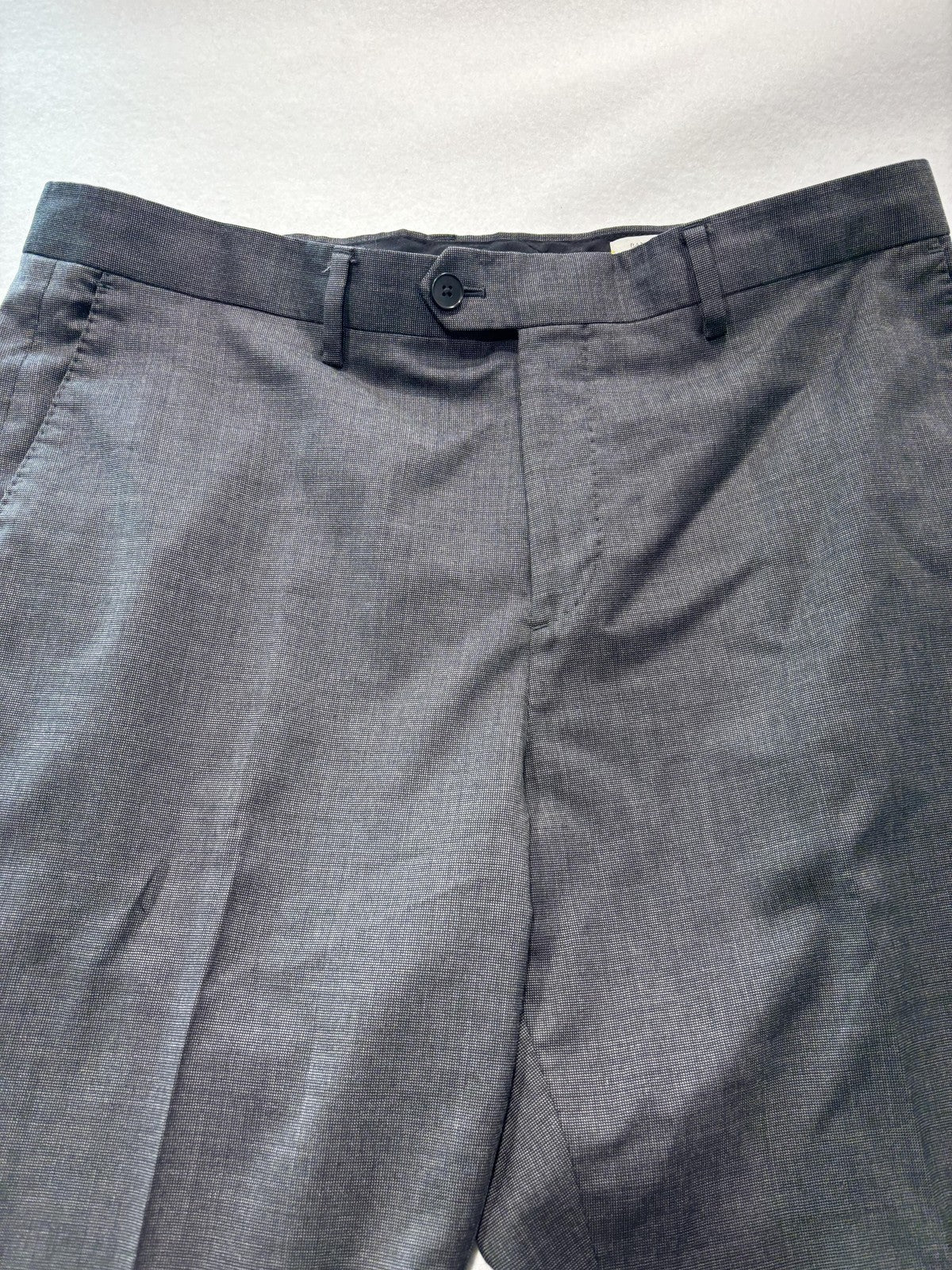 Banana Republic Dress Pants Mens 35x31 Gray Tailored Slim Fit Office Work