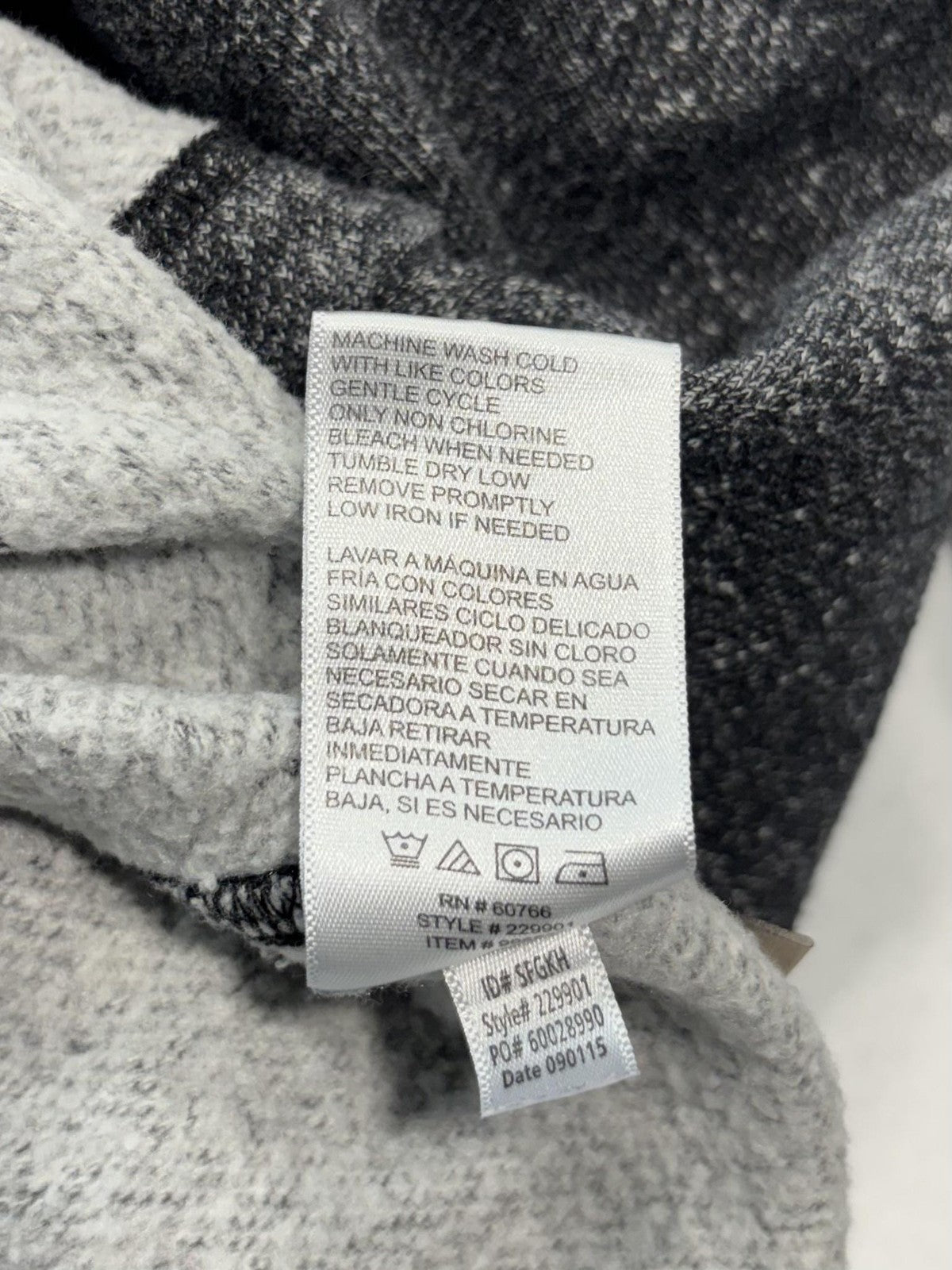 Tommy Bahama Sweatshirt Mens Medium Gray Fleece Crew Neck Pullover Contrast
