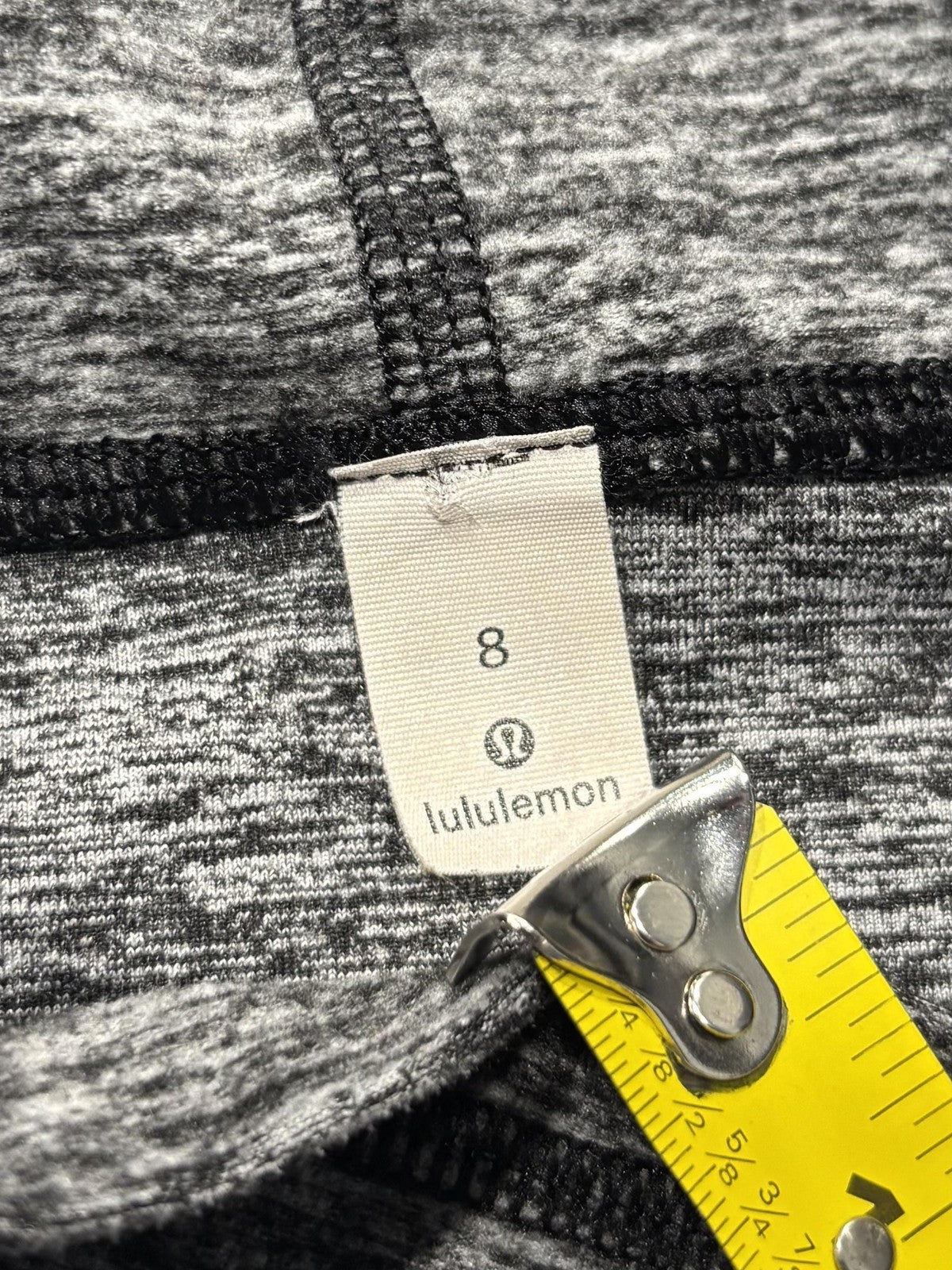 Lululemon Sweatshirt Womens 8 Gray Cowl Neck Zip Pocket Raglan Knit Pullover