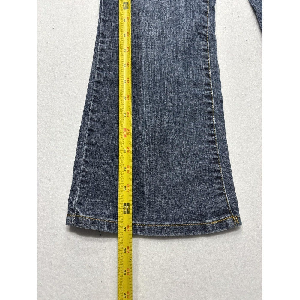 Michael Kors Jeans Womens 8P Blue Medium Wash Mid Rise Bootcut Stretch 30x30
