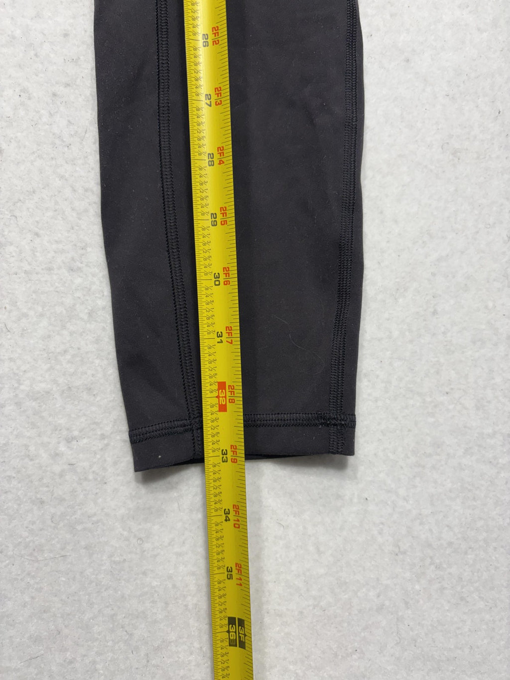 Lululemon Leggings Womens 6 Black High Rise 24.5" Inseam Ankle Yoga Athletic