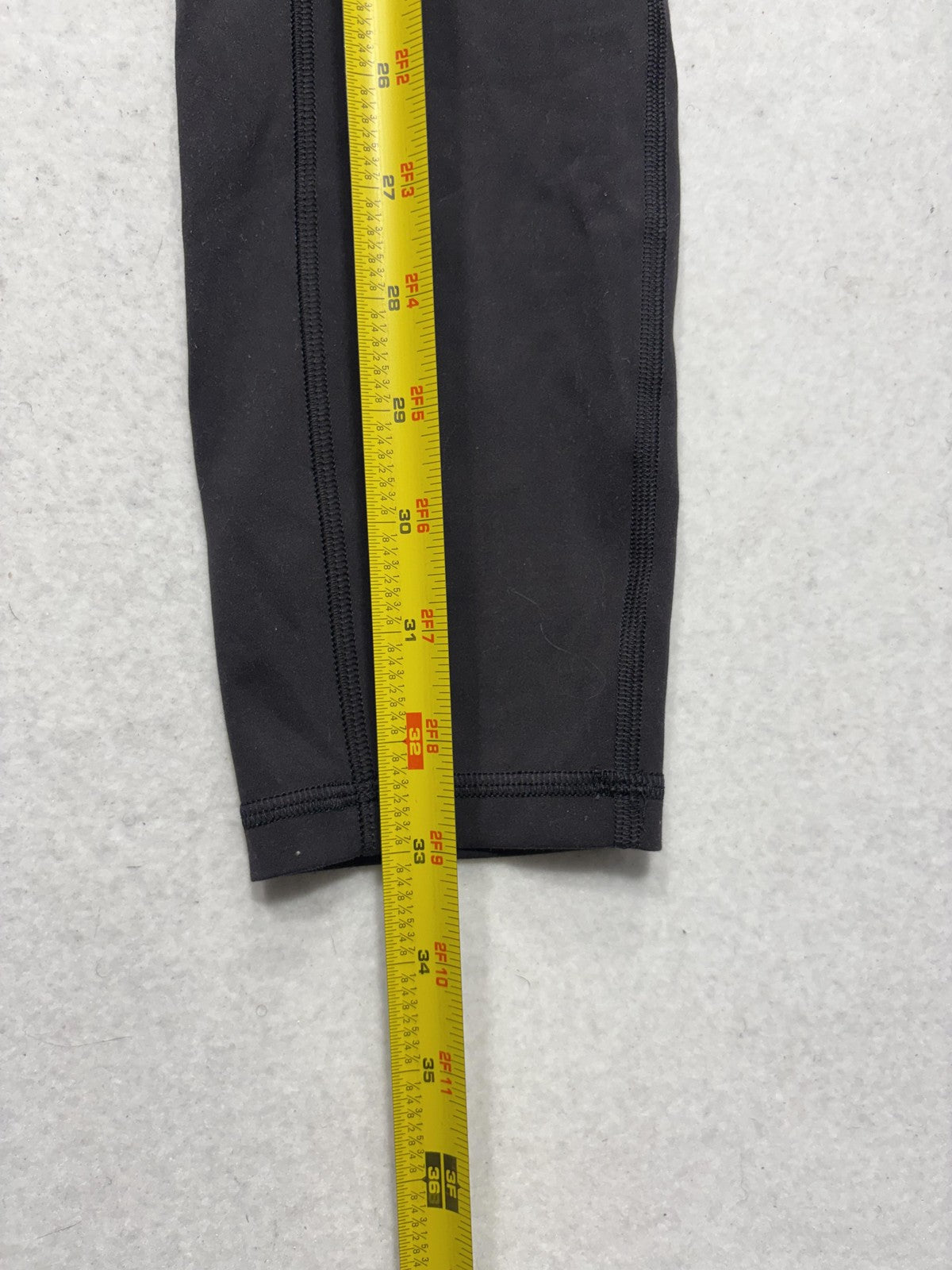 Lululemon Leggings Womens 6 Black High Rise 24.5" Inseam Ankle Yoga Athletic