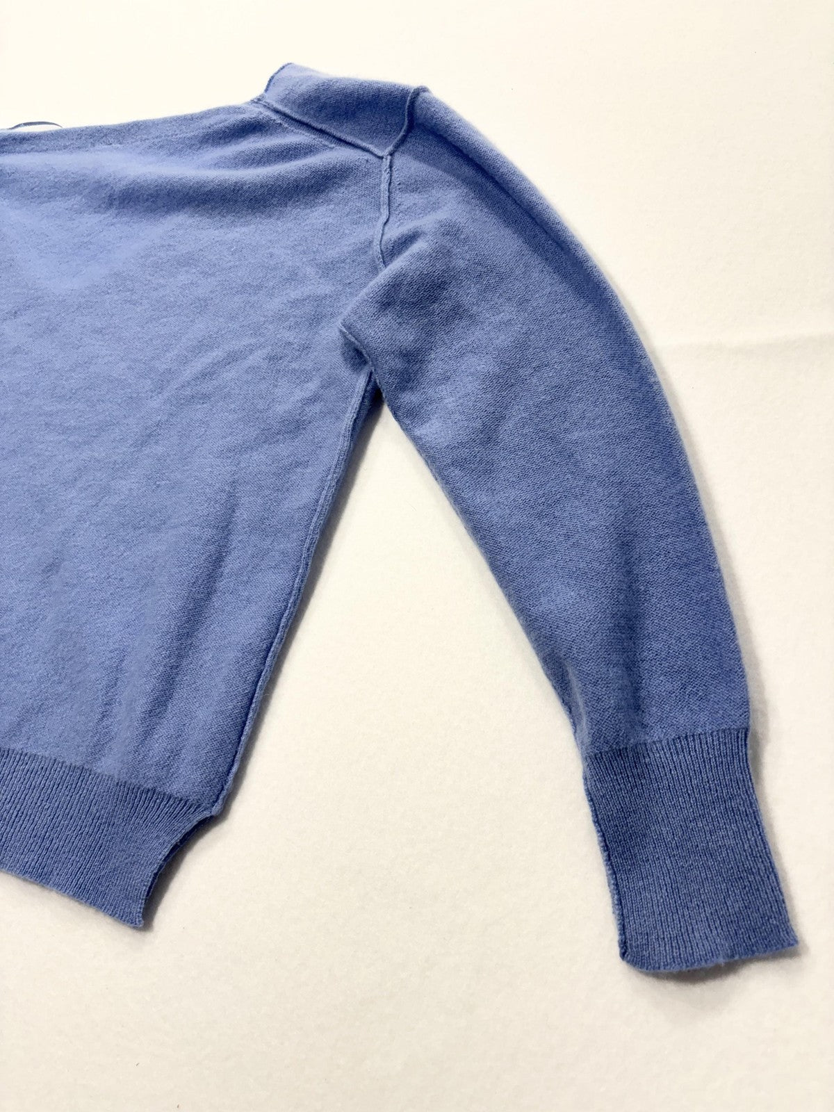 Free People Sweater Womens S Blue V Neck Lightweight Knit Pullover Raglan Casual