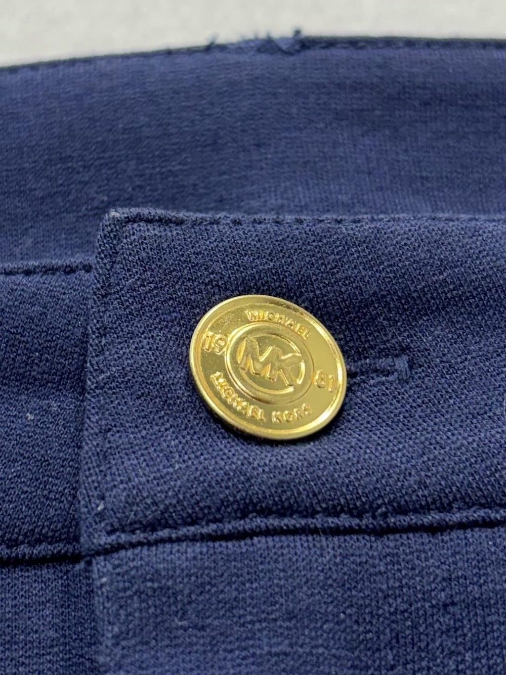 MICHAEL Michael Kors Pants Womens 10 Blue Ponte Slim Jegging Pull On Stretch