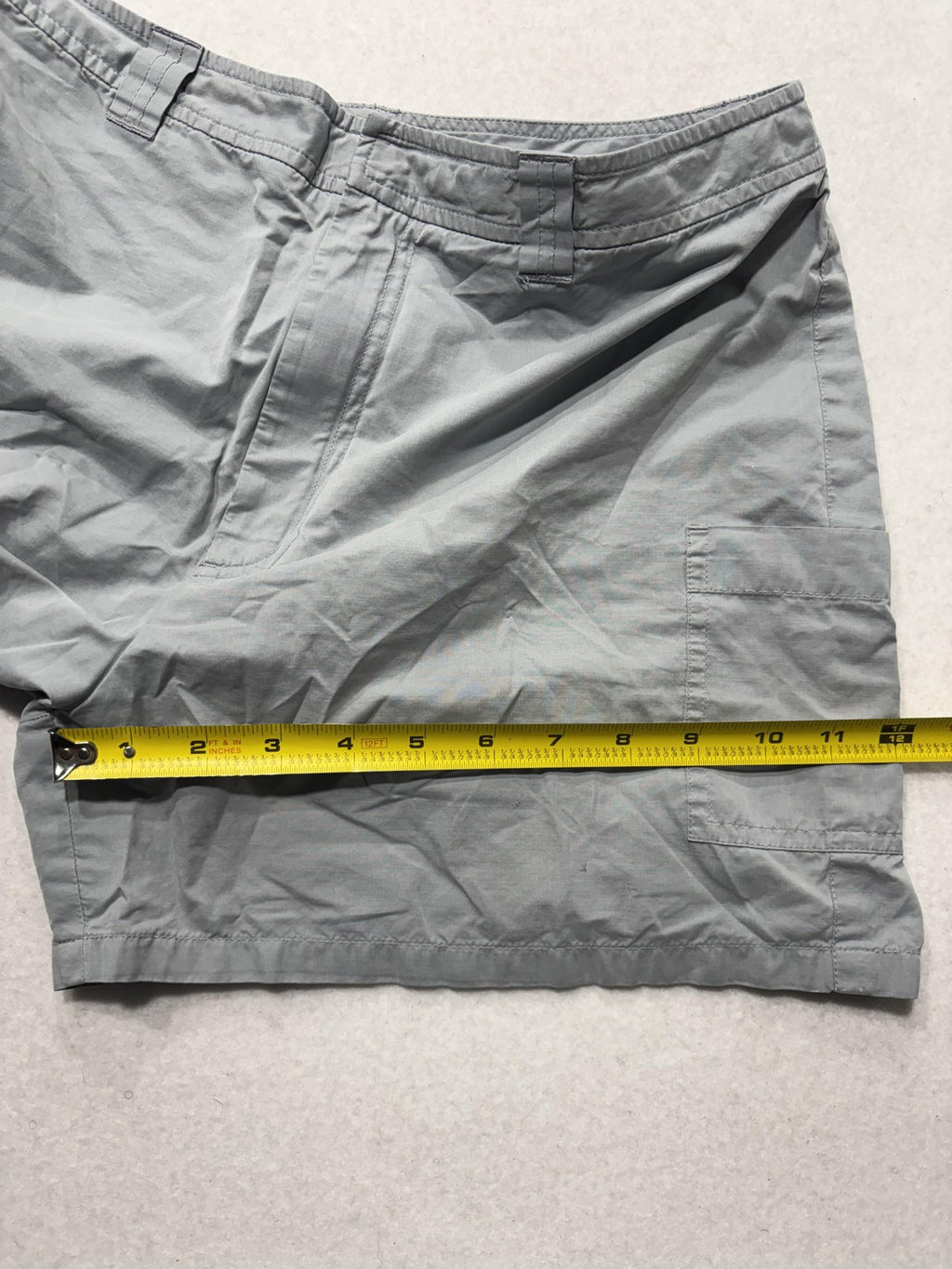 Banana Republic Shorts Womens 8 Gray Chino 4" Inseam Casual Pockets Summer