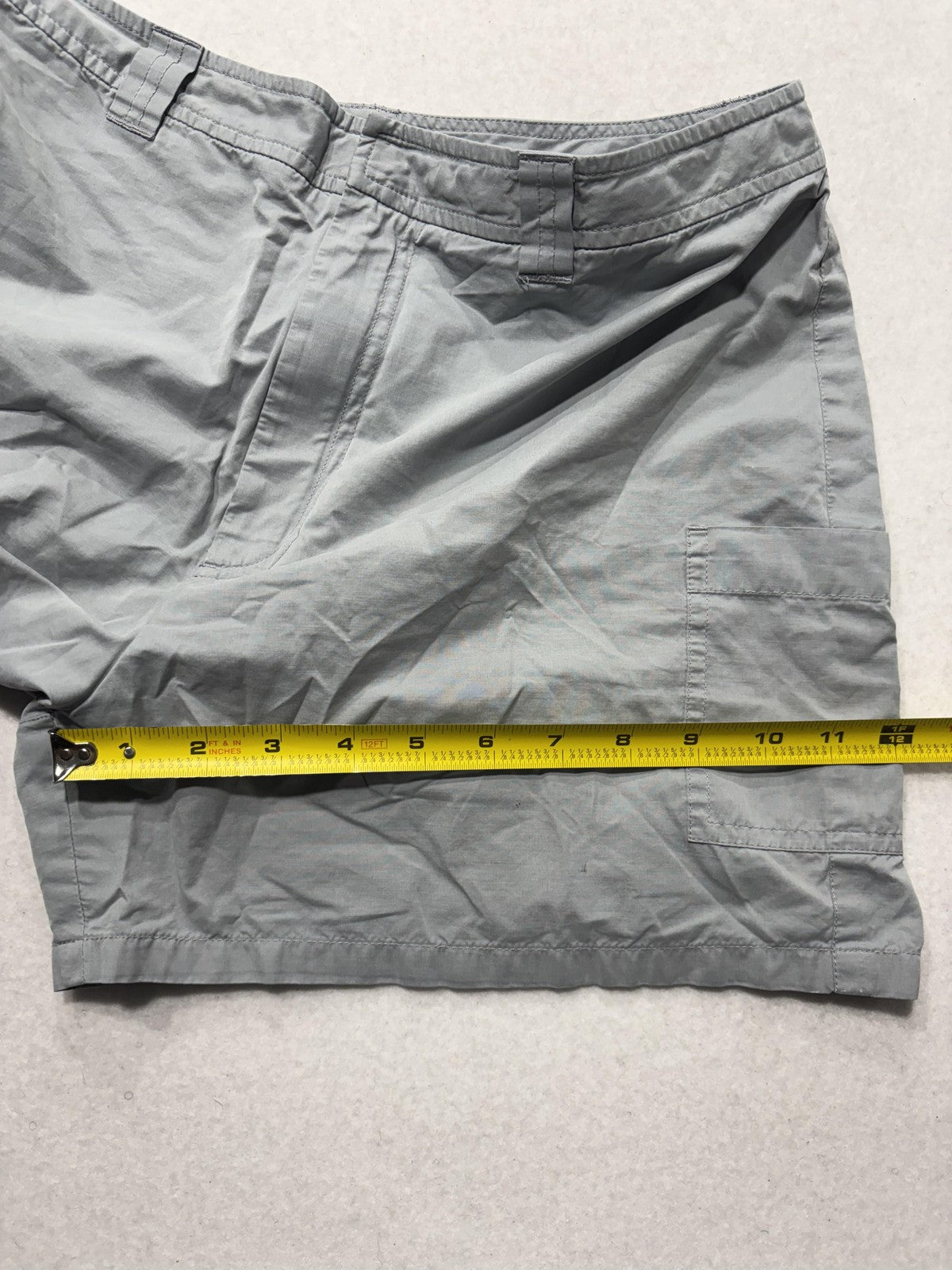 Banana Republic Shorts Womens 8 Gray Chino 4" Inseam Casual Pockets Summer