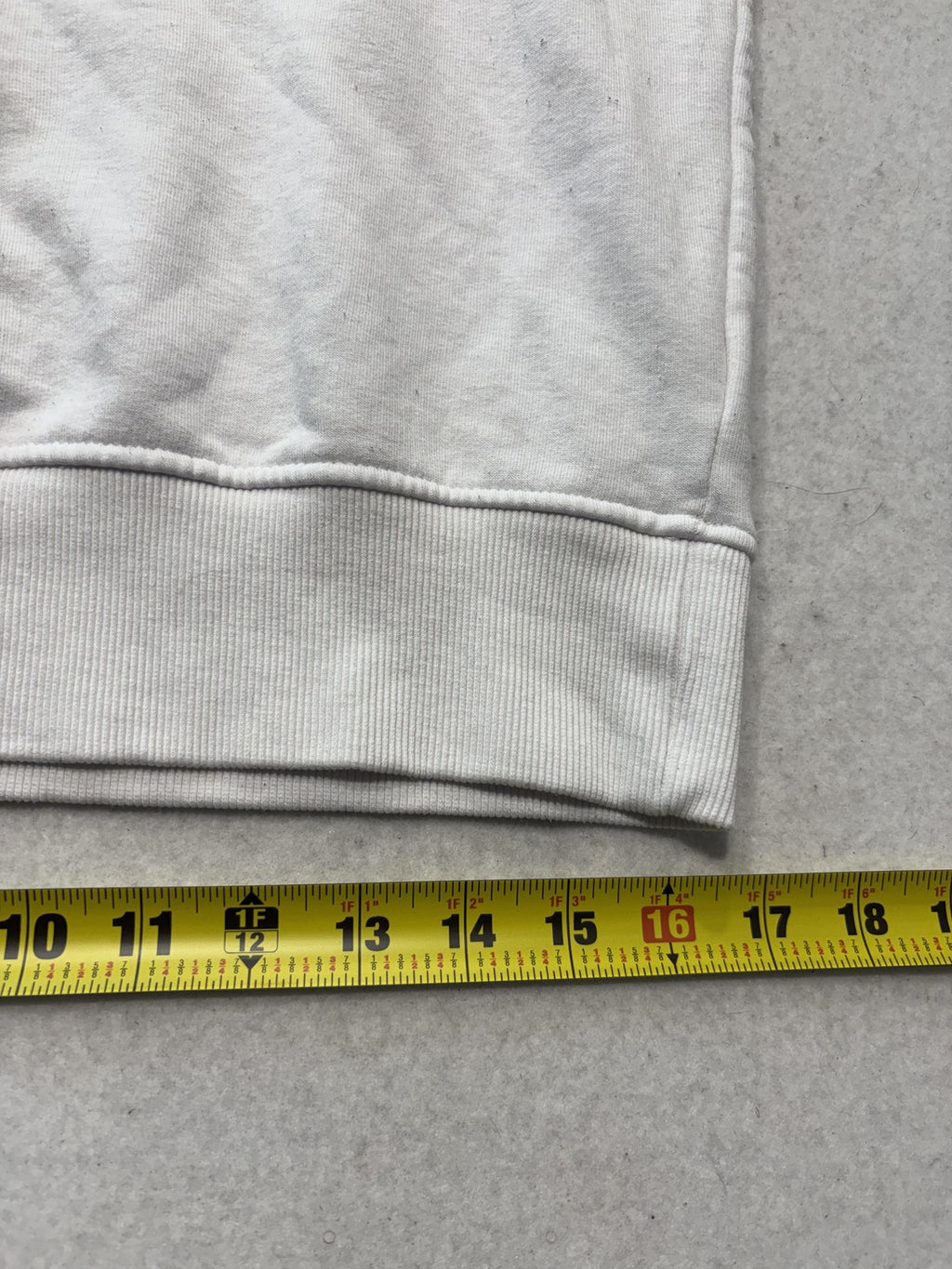 Michael Kors Sweatshirt Mens Small White Fleece Crew Neck MK Logo Pullover