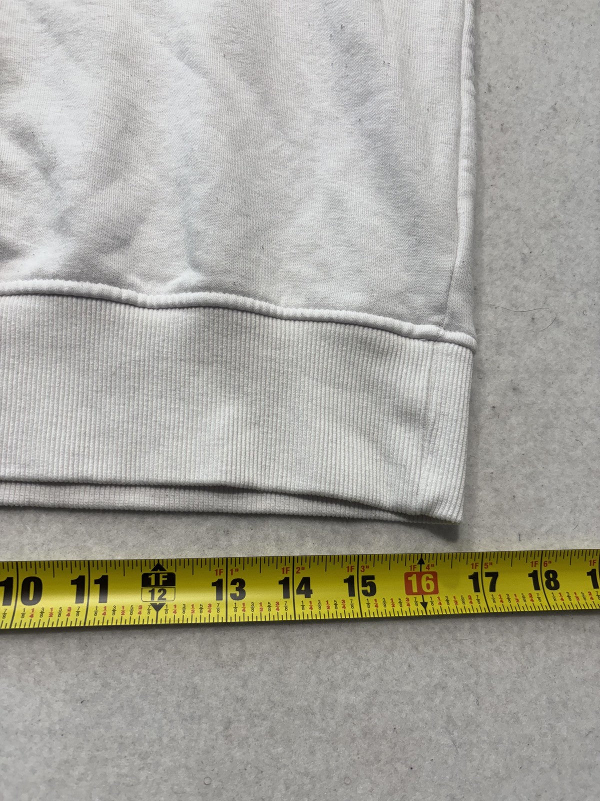 Michael Kors Sweatshirt Mens Small White Fleece Crew Neck MK Logo Pullover