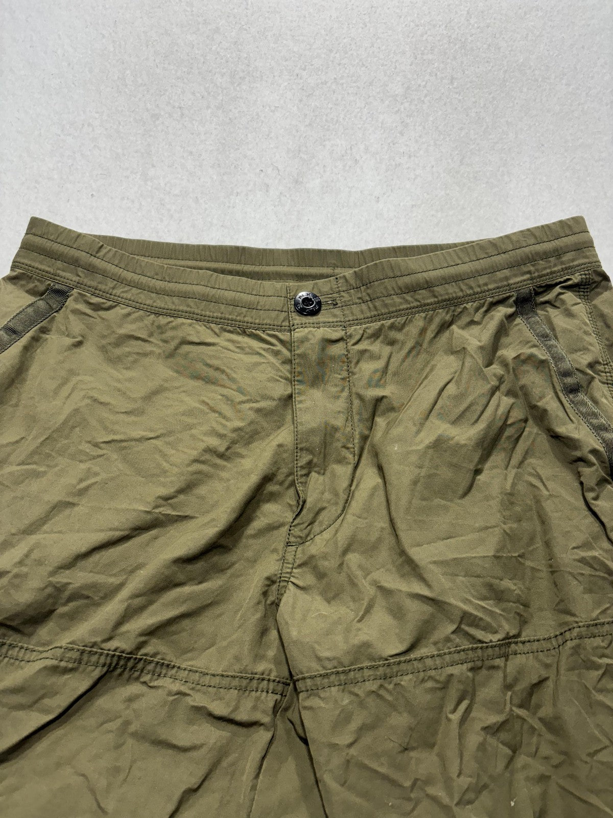 RLX Ralph Lauren Swim Trunks Mens Medium Green Cargo Board Shorts Quick Dry