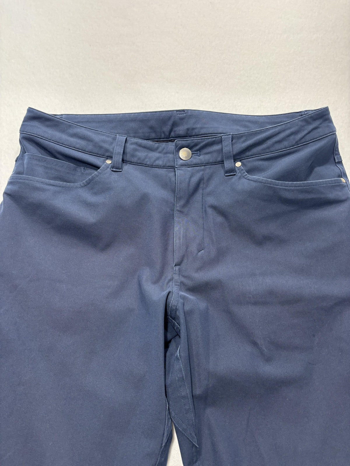 Lululemon Chino Pants Mens 34x31 Blue Slim Straight Stretch Casual Outdoor