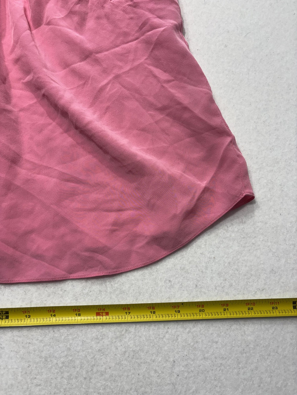 Rebecca Taylor Tank Womens 8 Pink Silk Scoop Neck Ruffle Chiffon Sleeveless Top