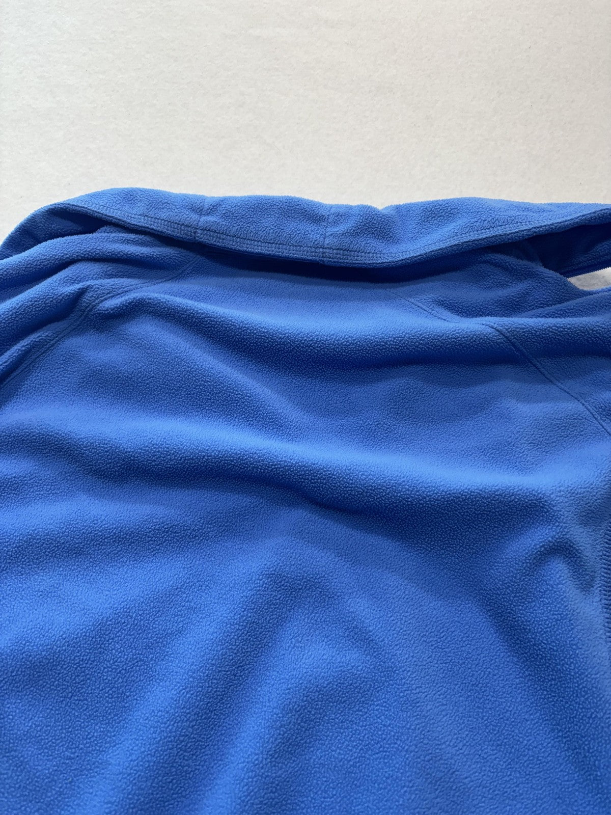 Columbia Jacket Womens M Blue Fleece 1/4 Zip Collared Lightweight Pullover Trail