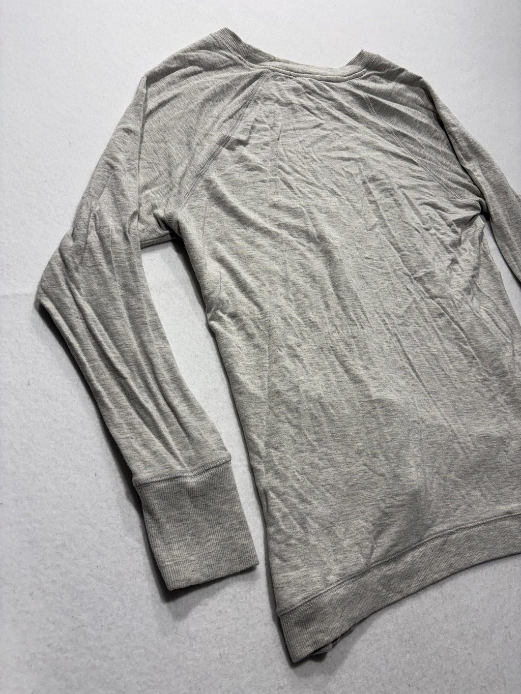 Philosophy Republic Clothing Top Womens Large Gray Long Sleeve Asymmetrical Hem