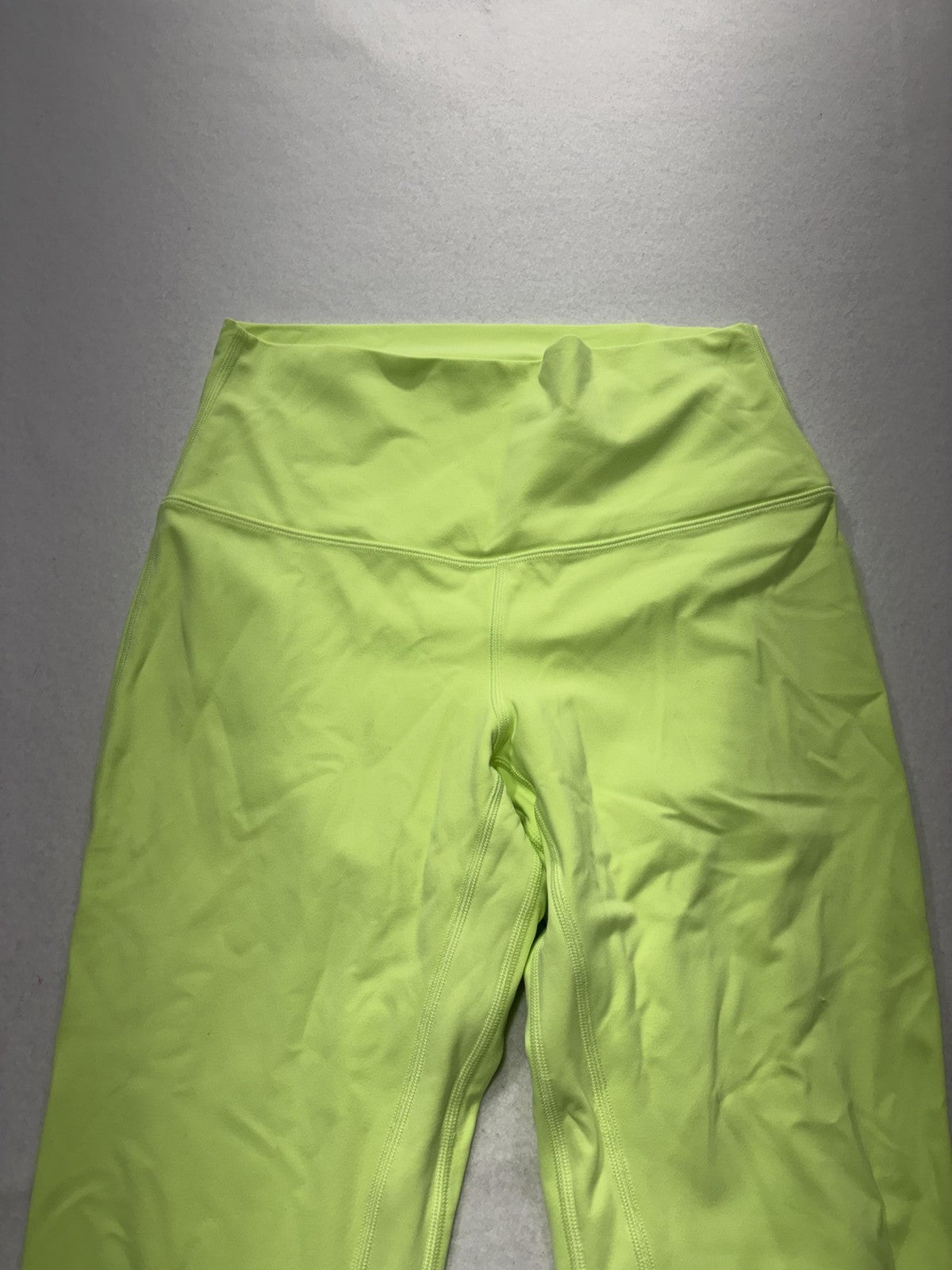 Lululemon Leggings Womens 8 Yellow High Rise Ankle Stretch Yoga Athletic Pants