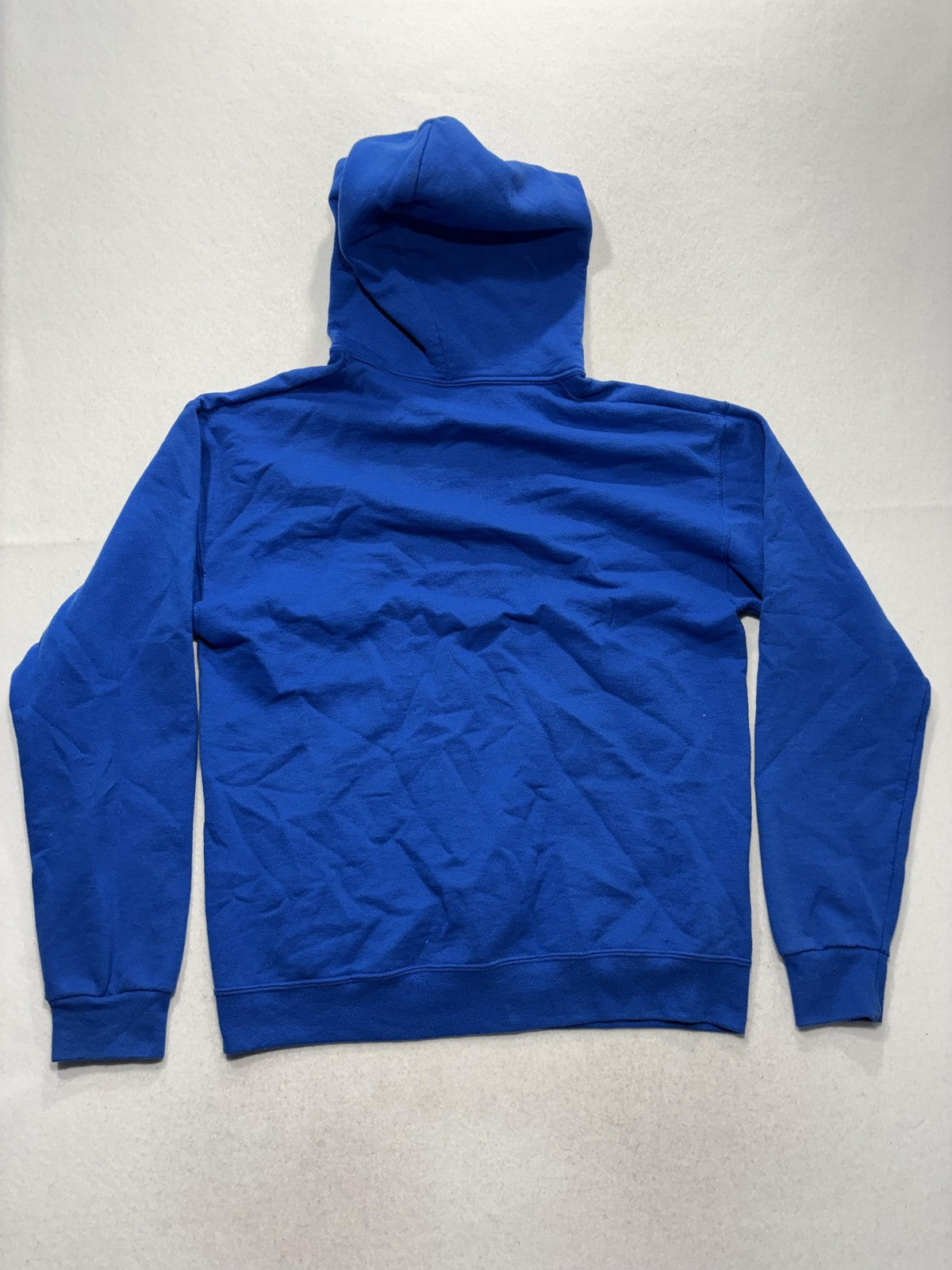 Jerzees Hoodie Mens Medium Blue NuBlend Fleece Pullover Kangaroo Pocket Solid