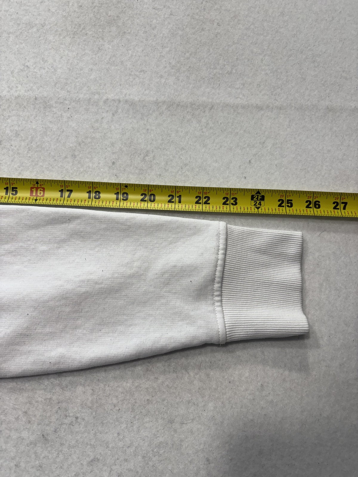 Michael Kors Sweatshirt Mens Small White Fleece Crew Neck MK Logo Pullover