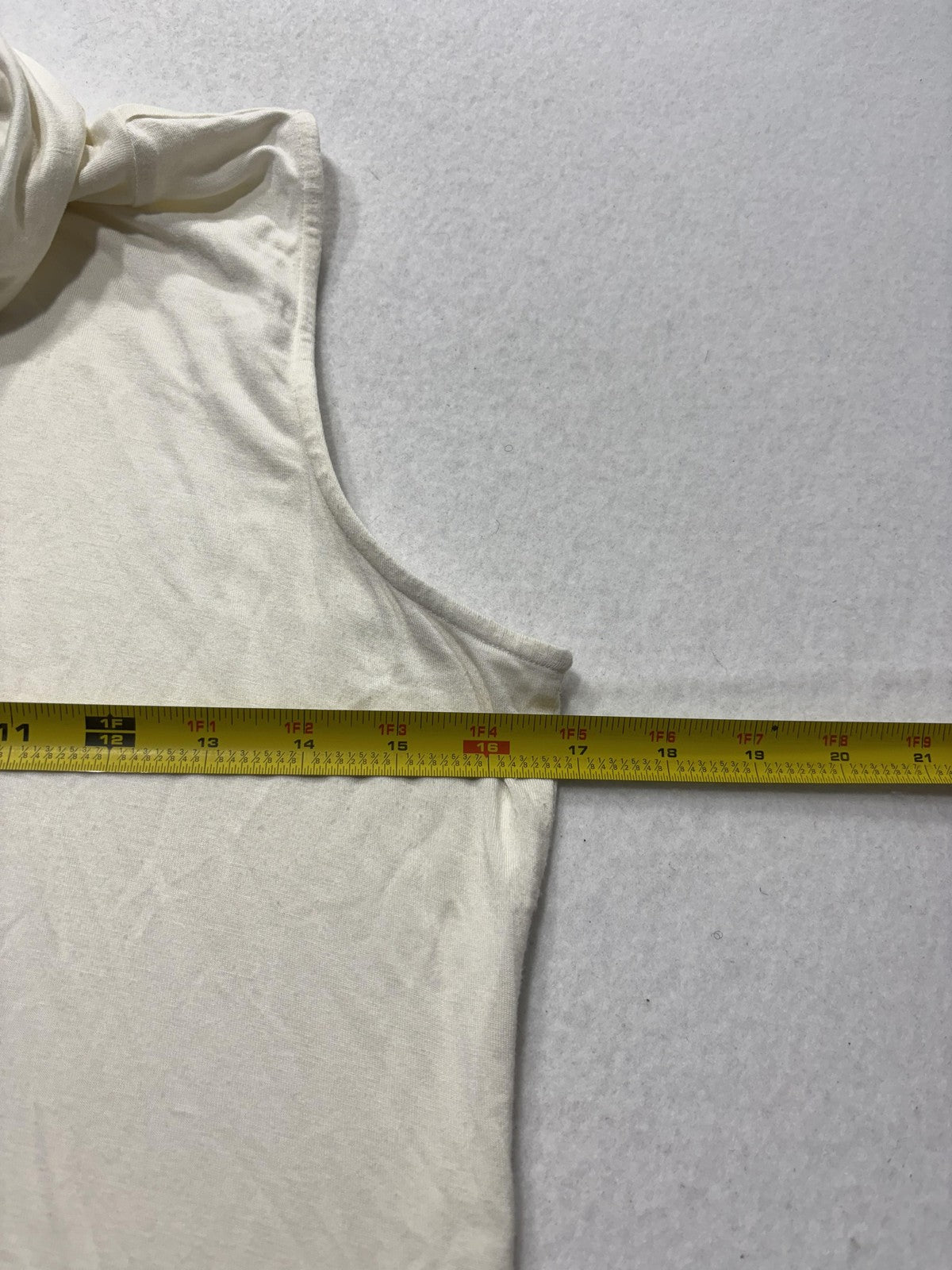 MICHAEL Michael Kors Tank Womens Medium White Turtleneck Sleeveless Jersey Top