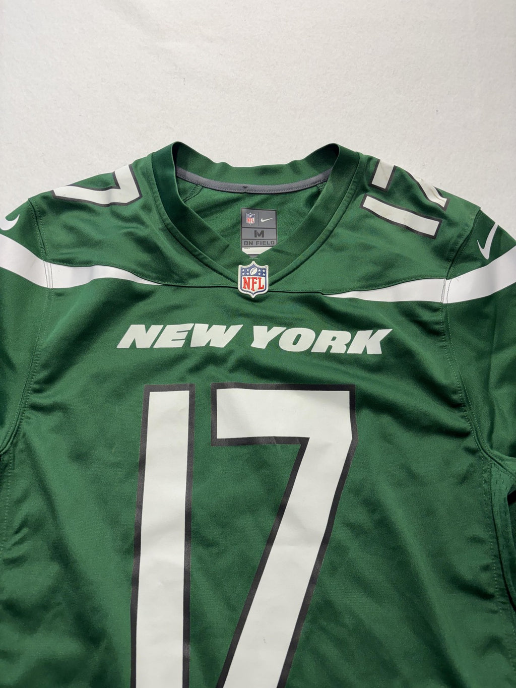 New York Jets Jersey Mens Medium Green NFL Football Nike Garrett Wilson 17