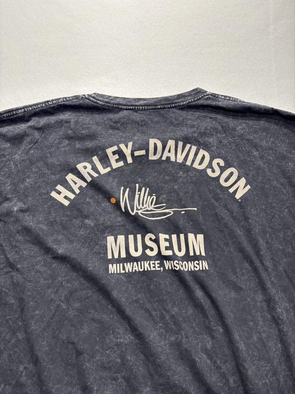 Harley-Davidson Shirt Mens 3XL Black Willie G Peace Graphic Long Sleeve Museum