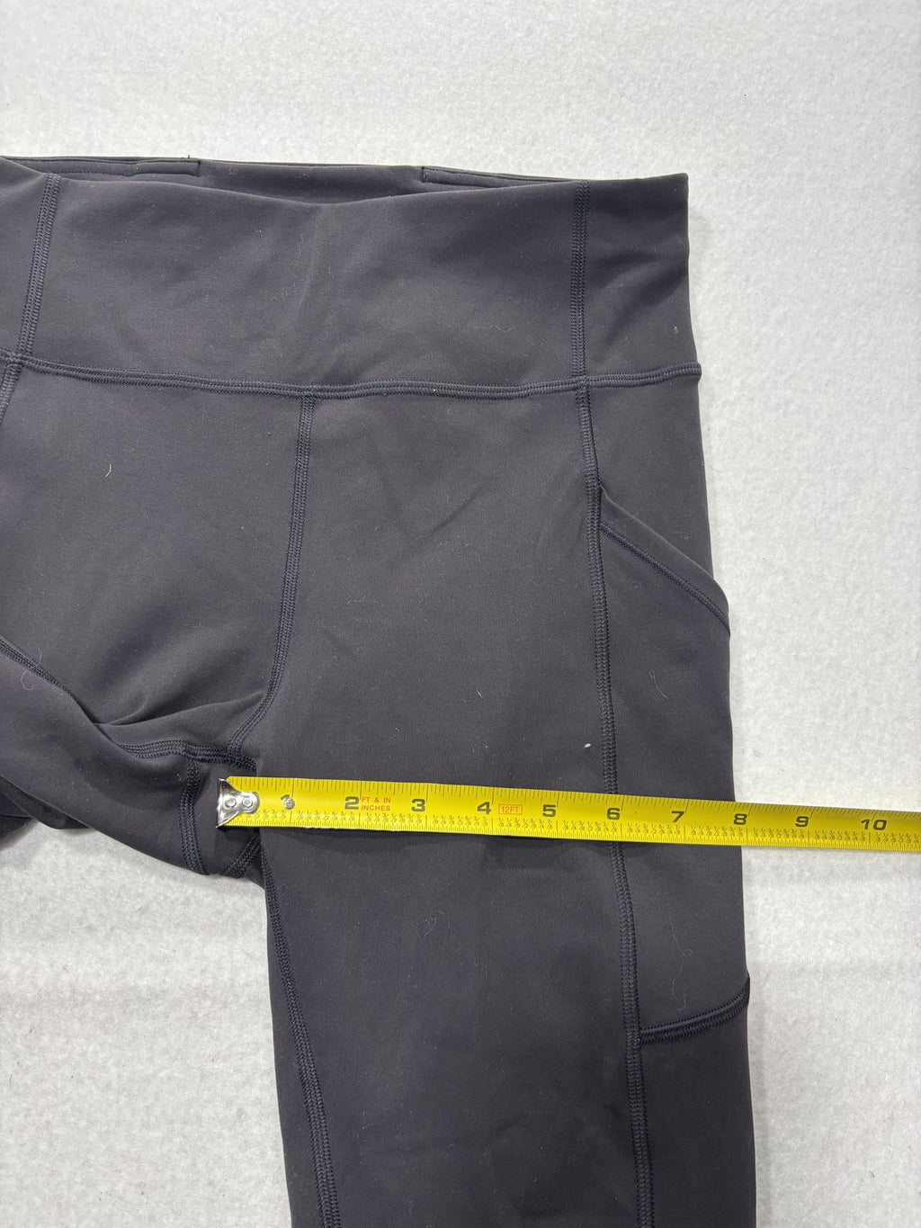 Lululemon Leggings Womens 6 Black High Rise 24.5" Inseam Ankle Yoga Athletic