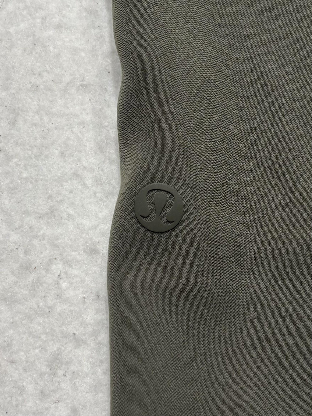 Lululemon Jogger Pants Womens 8 Green Elastic Waist Woven Cuffed Ankle Pockets