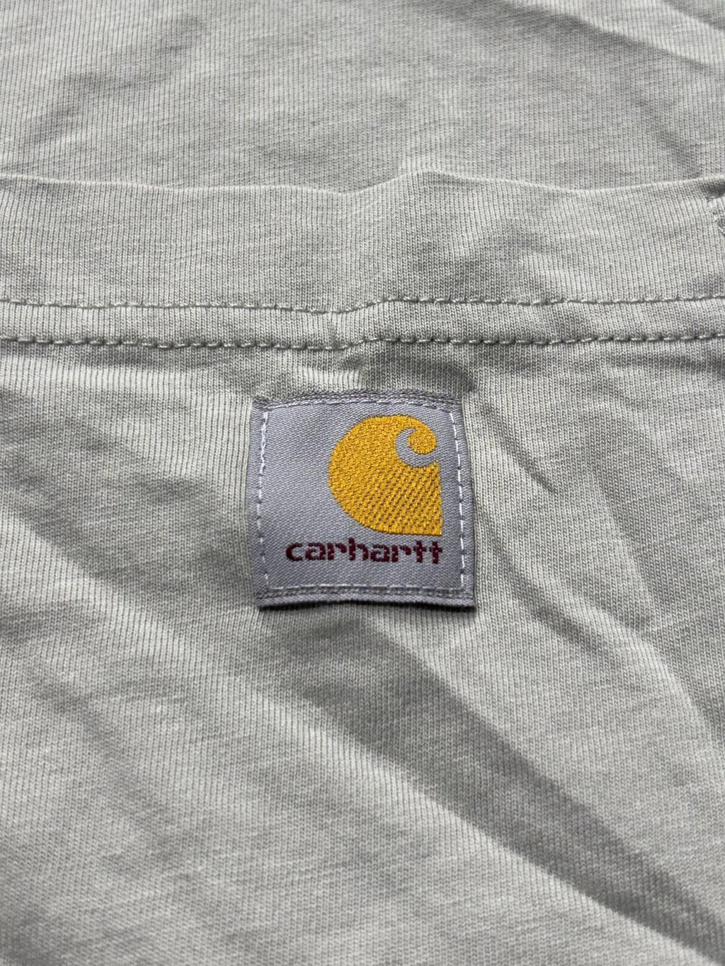 Carhartt Shirt Womens 2X Plus Green Crew Neck Short Sleeve Pocket Tee TK6122-W