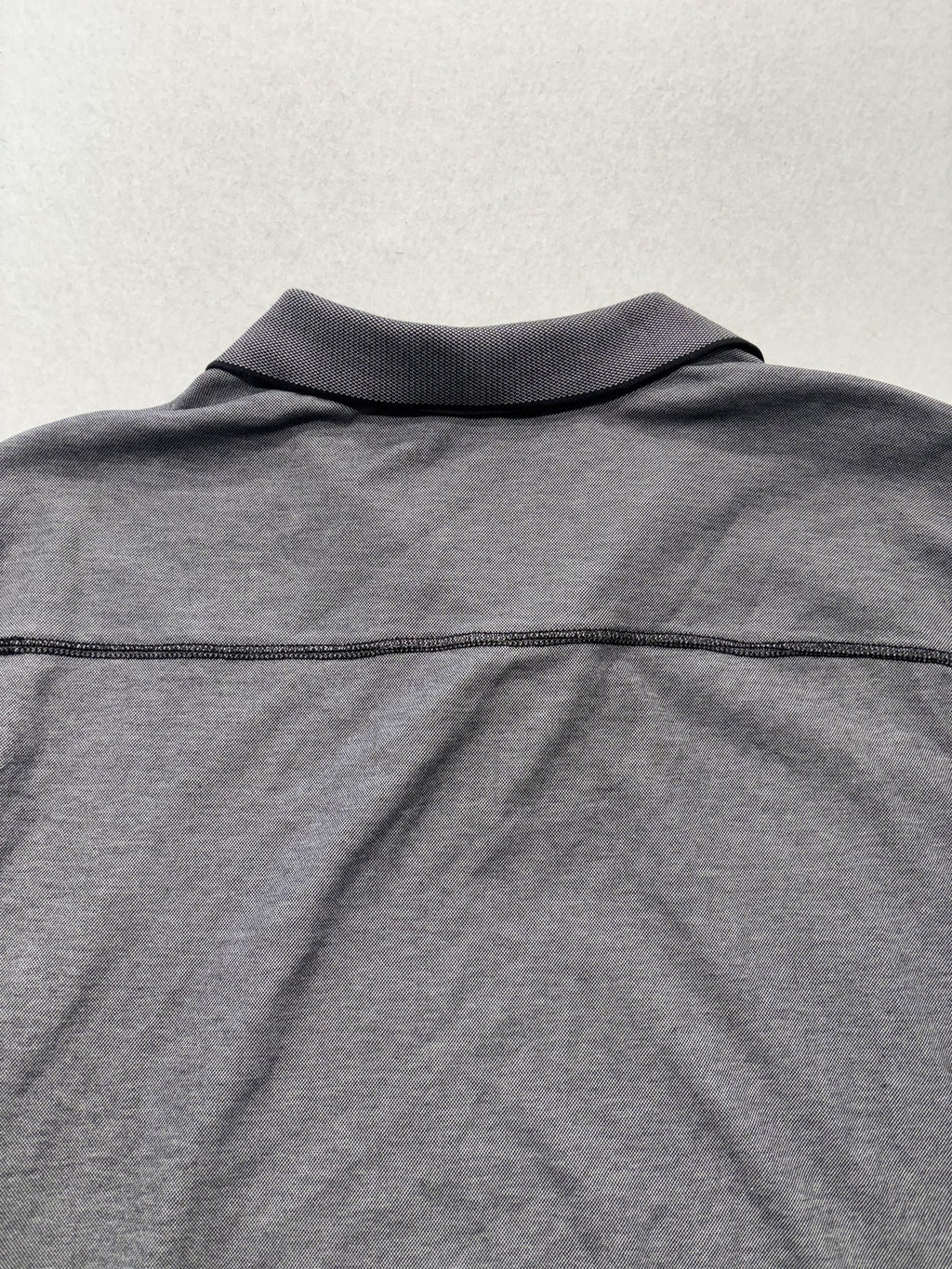 Tommy Bahama Polo Shirt Mens XL Gray Supima Cotton Short Sleeve Logo Casual