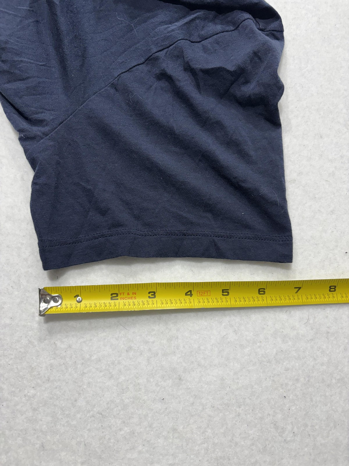 7 For All Mankind Shirt Mens Large Blue Pima Cotton Crew Neck Tee Casual