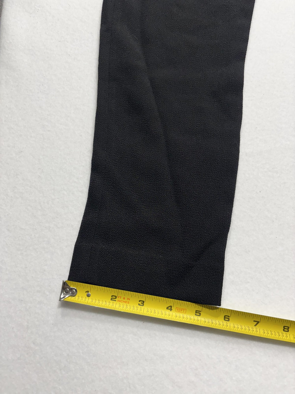 4th Avenue Dress Pants Womens Small Black Crepe Elastic Waist Pull On Pockets
