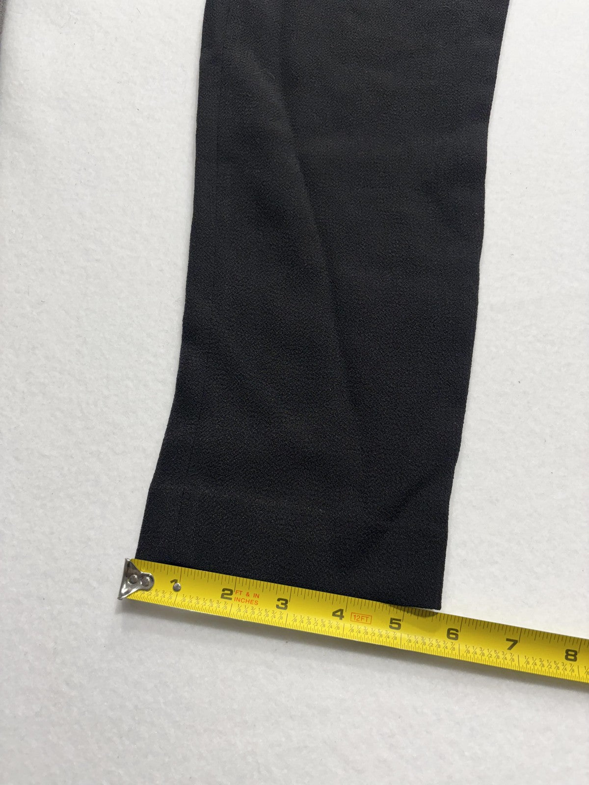 4th Avenue Dress Pants Womens Small Black Crepe Elastic Waist Pull On Pockets