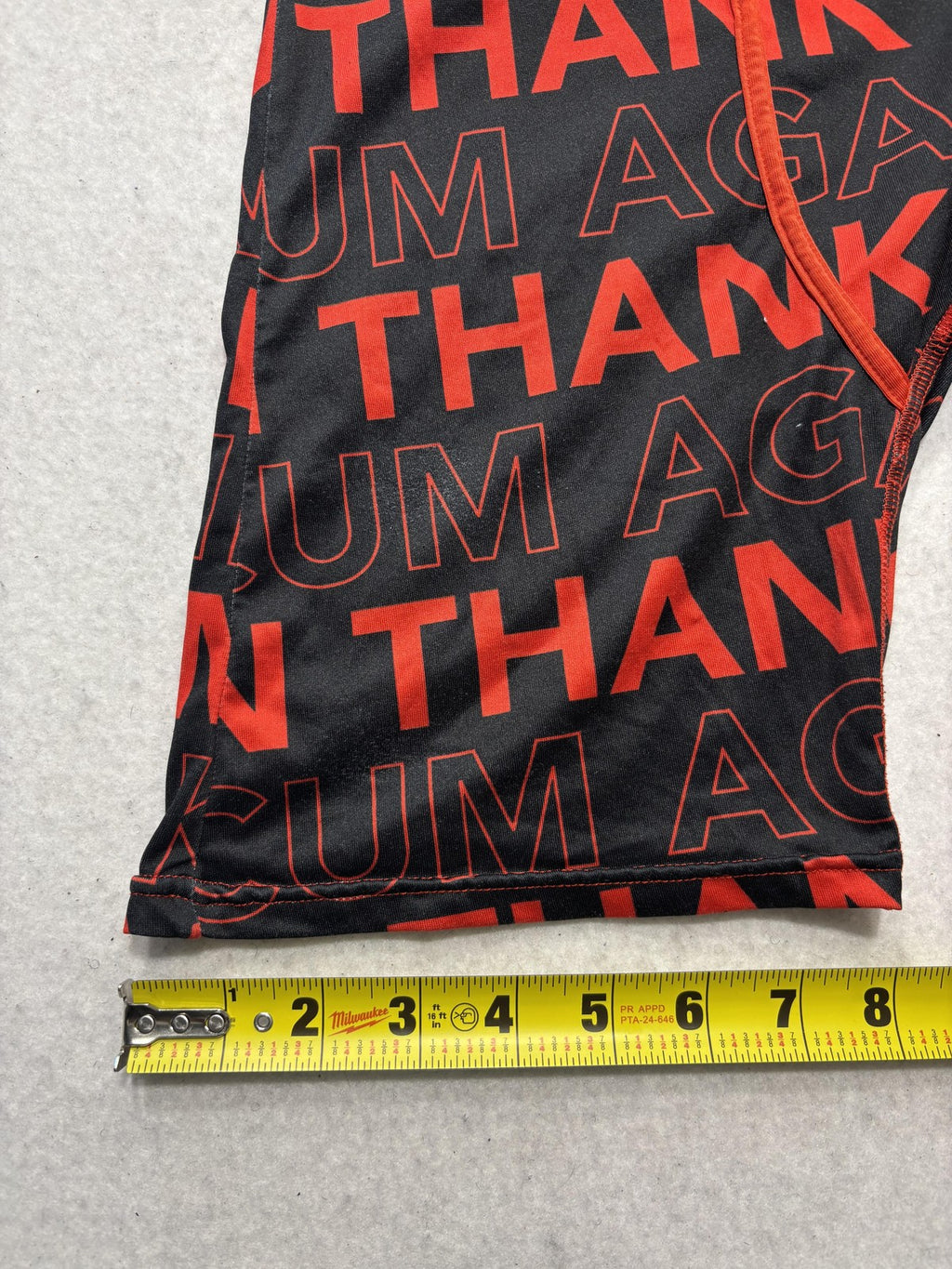 PSD Boxer Briefs Mens Medium Black Thank You Graphic Funny Stretch Underwear