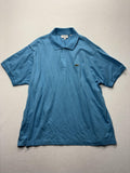 Lacoste Polo Shirt Mens 3XL Blue Classic Fit Pique Cotton Short Sleeve Logo