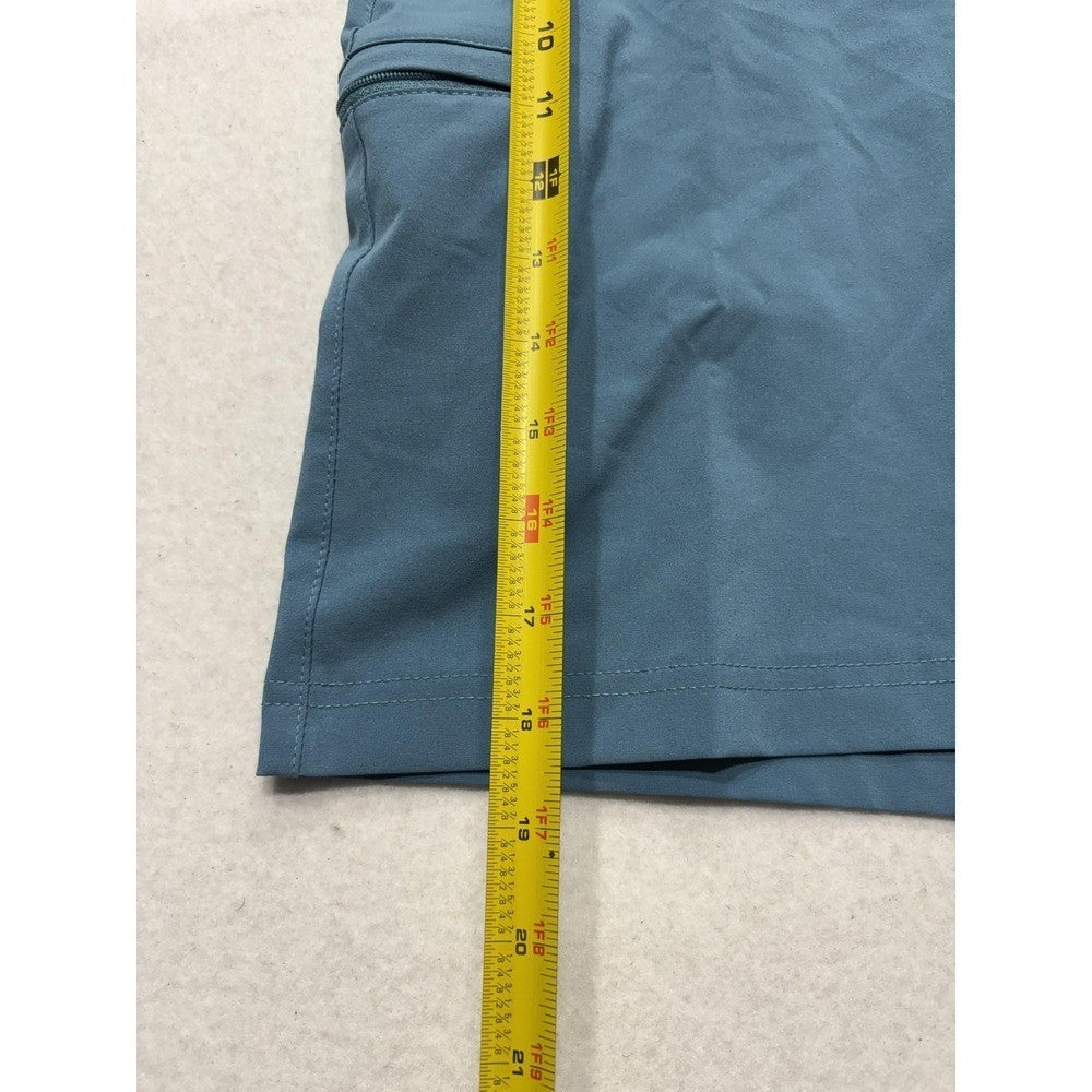 Columbia PFG Grander Marlin Shorts Mens 28 Blue 8" Inseam Omni-Shade Fishing