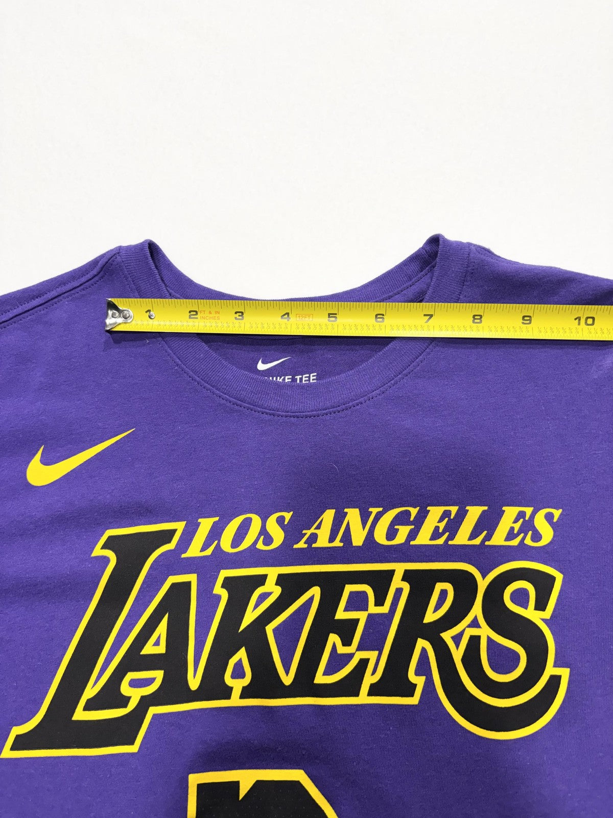 Los Angeles Lakers Shirt Mens Medium Purple NBA Anthony Davis Nike Dri Fit