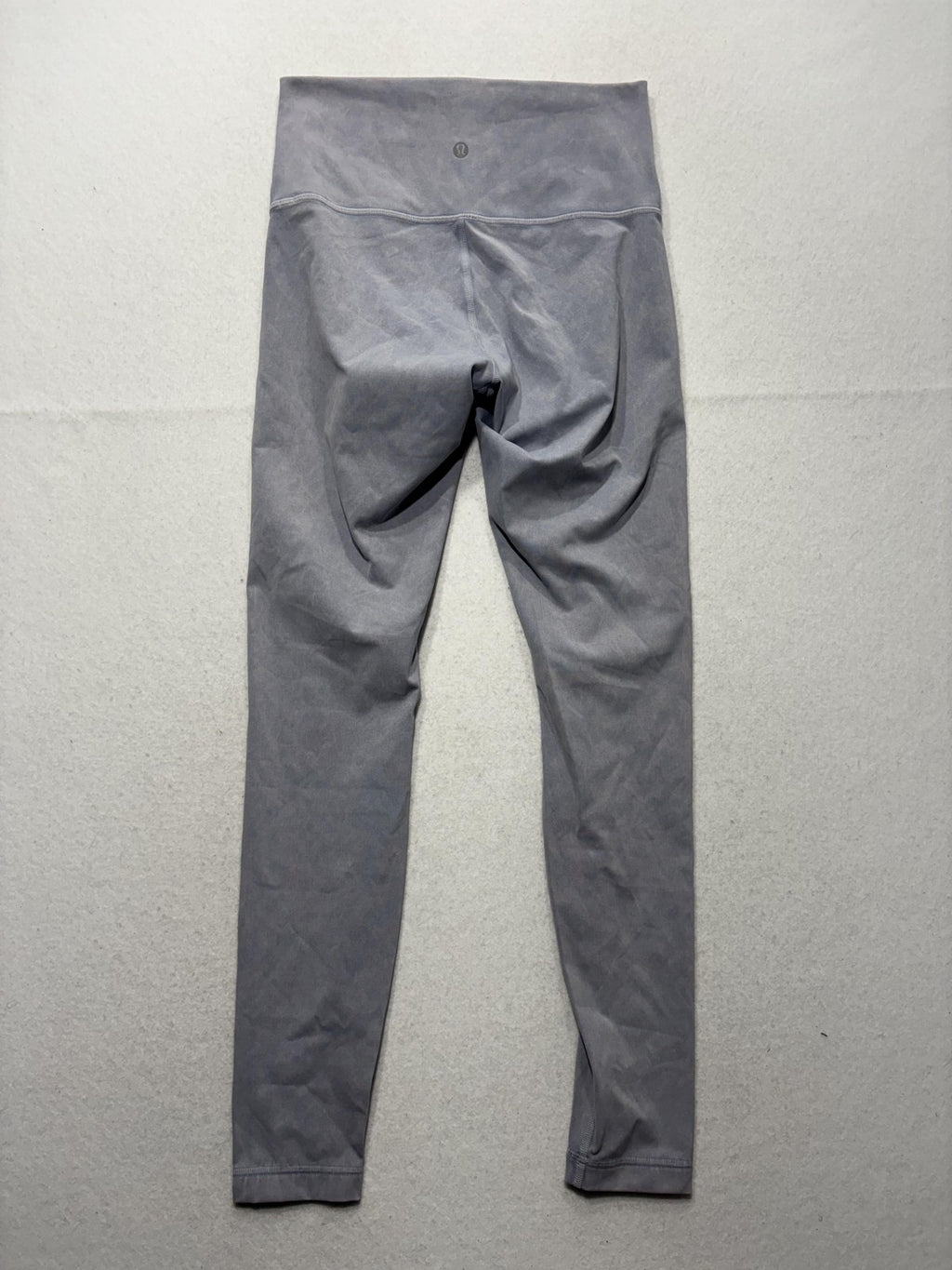Lululemon Leggings Womens 6 Gray High Rise 27.5" Inseam Ankle Yoga Stretch Knit