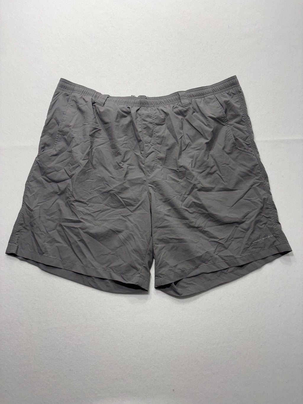 Columbia PFG Omni-Shade Swim Shorts Mens Big 1X Gray Fishing Quick Dry Lined